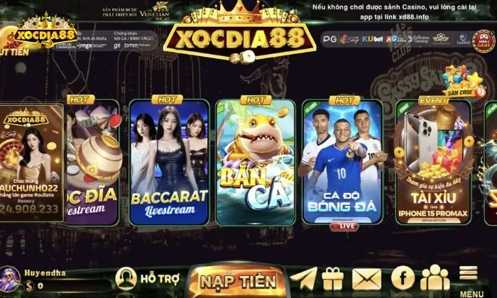 Đôi nét về sảnh game bắn cá Xocdia88